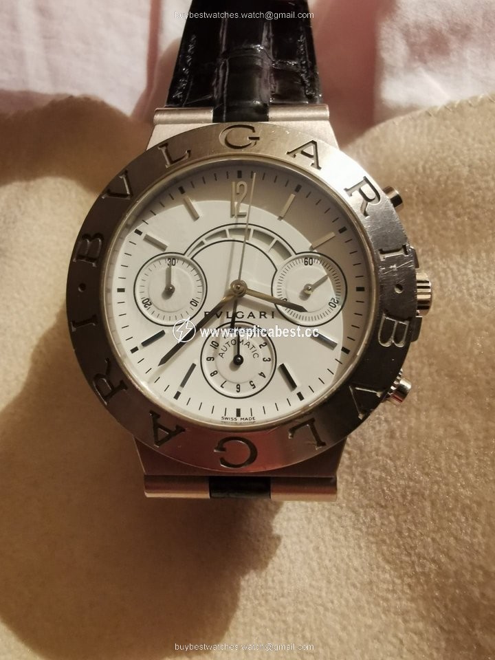 Bulgari Diagono Mens watch Unisex Automatic White gold CHW40GAM