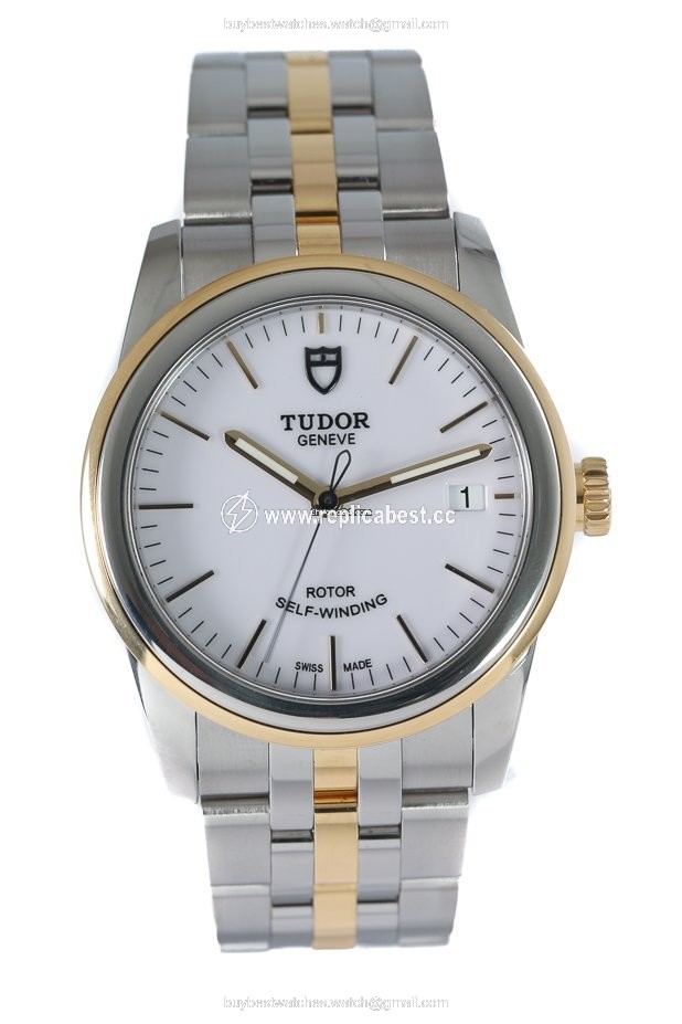 Tudor Glamour Date Mens watch Unisex Automatic Gold Steel 55003