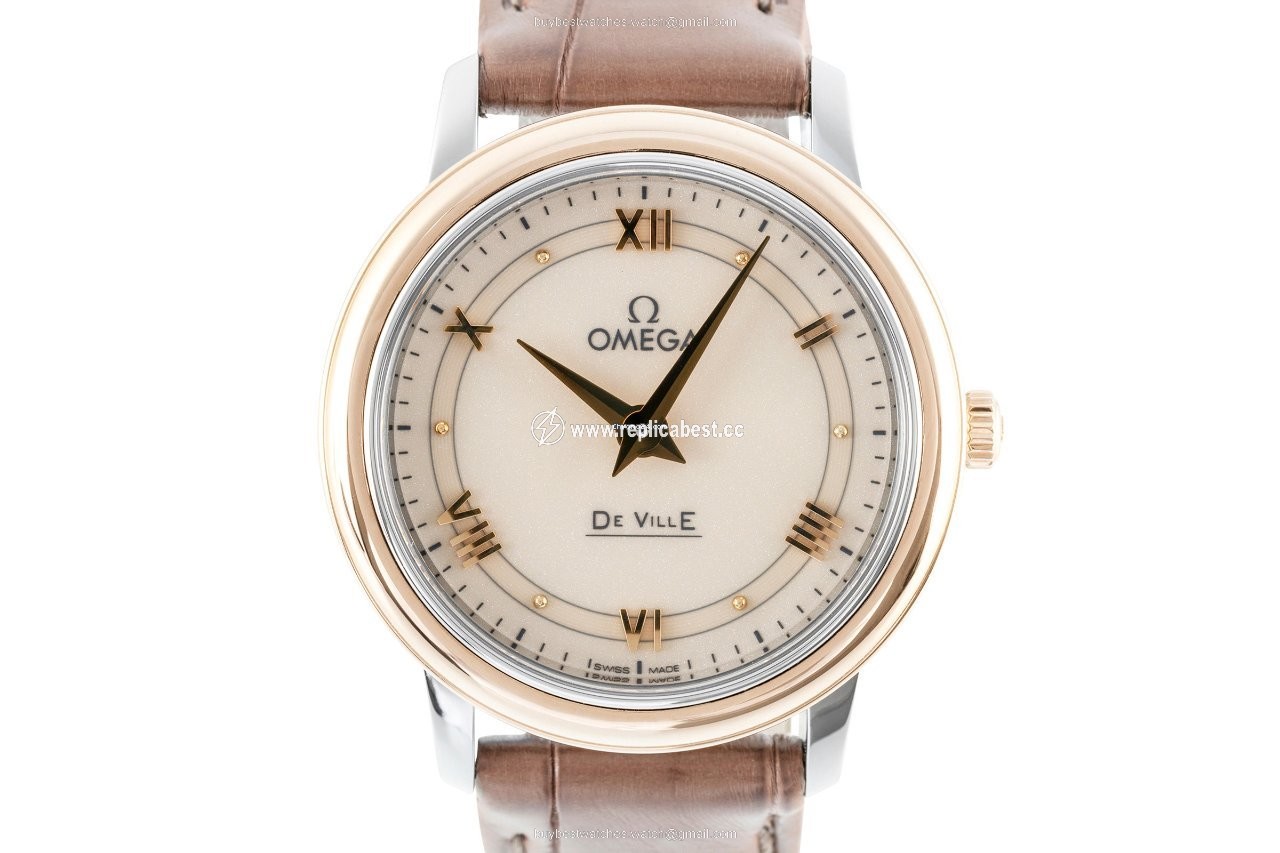 Omega De Ville Prestige Womens watch Quartz Gold Steel 424.23.27.60.09.001