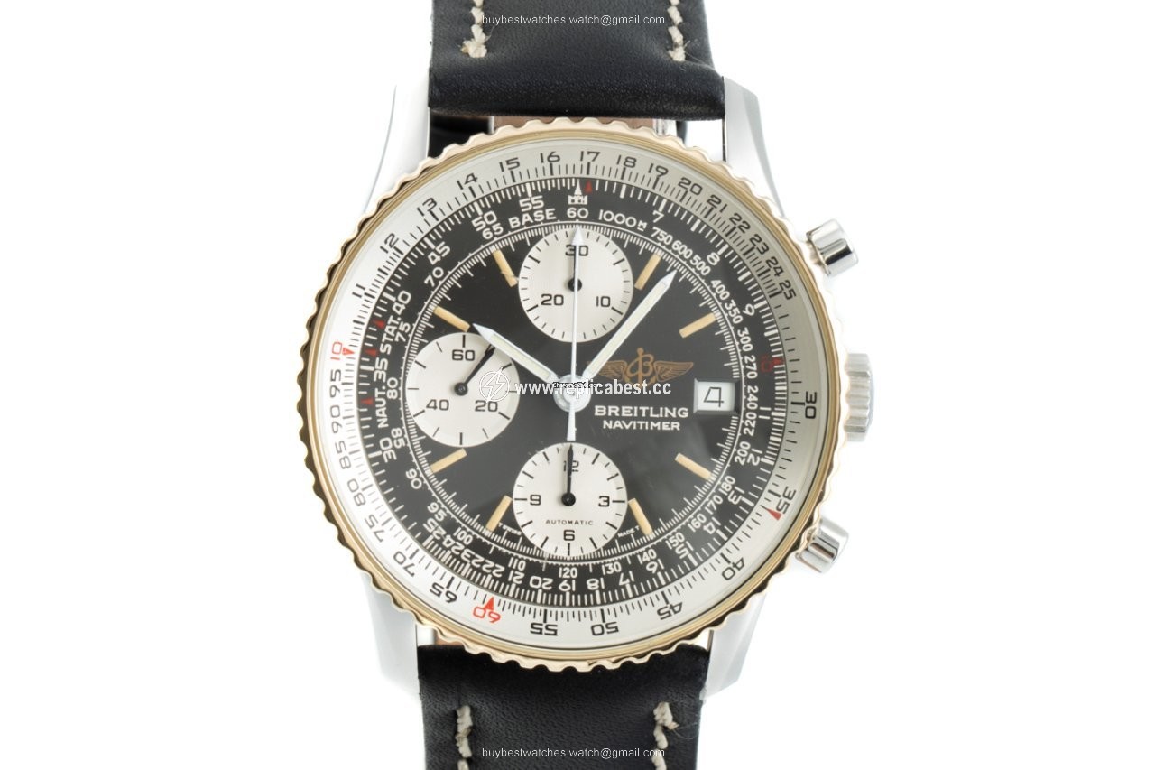 Breitling Old Navitimer Mens watch Unisex Automatic Gold Steel 81610