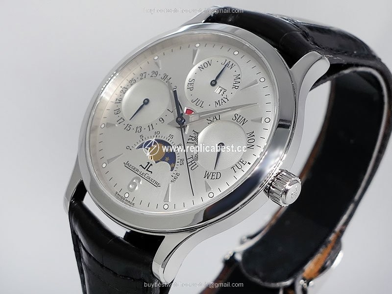 Jaeger-LeCoultre Master Ultra Thin Perpetual Mens watch Unisex Automatic Steel 140.8.80.S