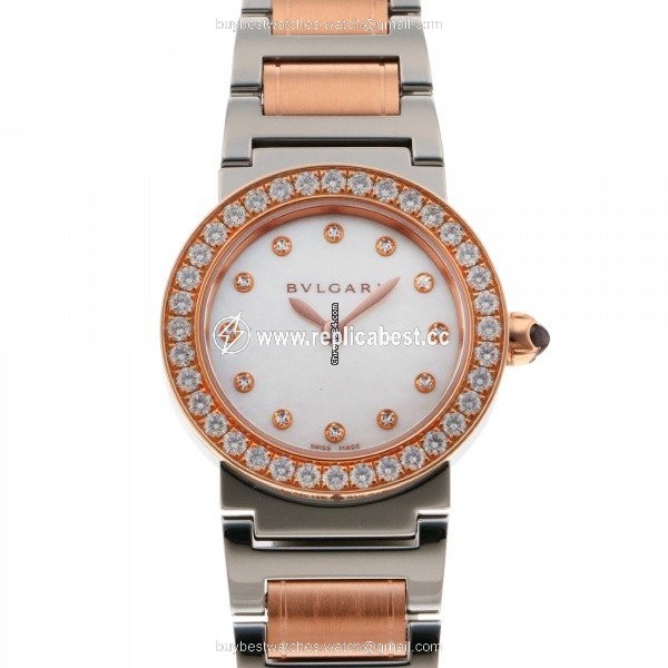 Bulgari Bulgari Quartz Gold Steel BBL26WSPGD 12