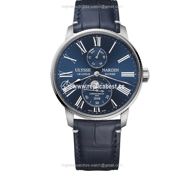 Ulysse Nardin Marine Torpilleur Mens watch Unisex Automatic Steel 1193-310LE-3A-175 1A