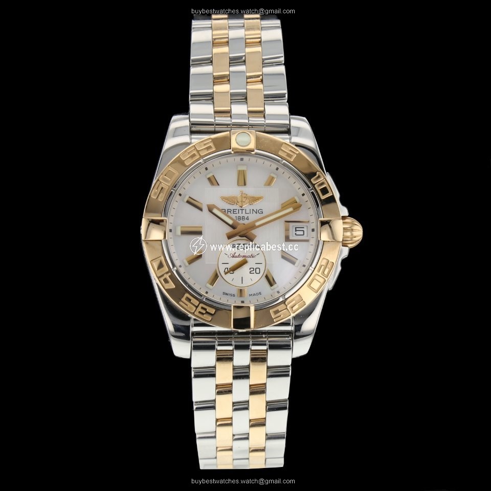 Breitling Galactic 36 Womens watch Automatic Gold Steel C3733012 A724