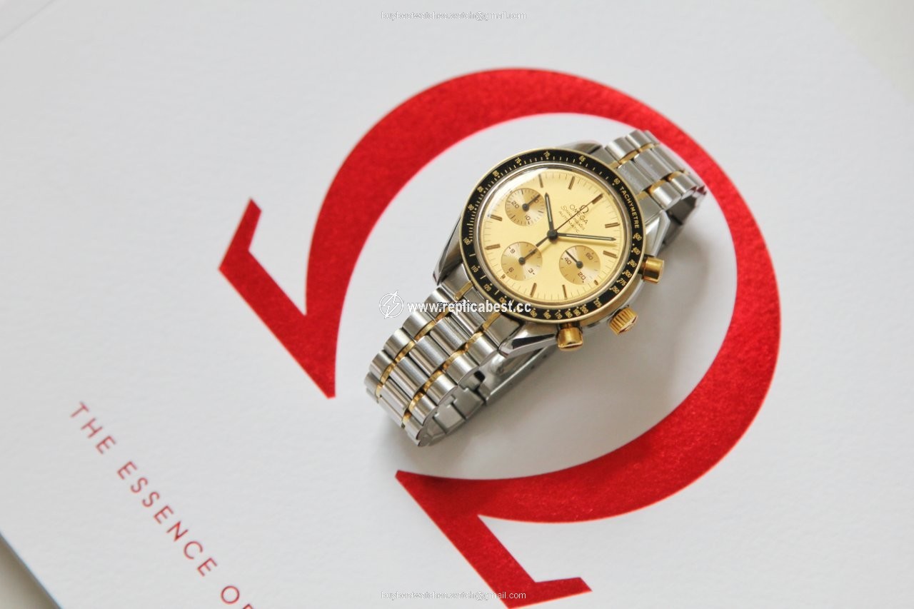 Omega Speedmaster Mens watch Unisex Automatic Gold Steel 3310.10