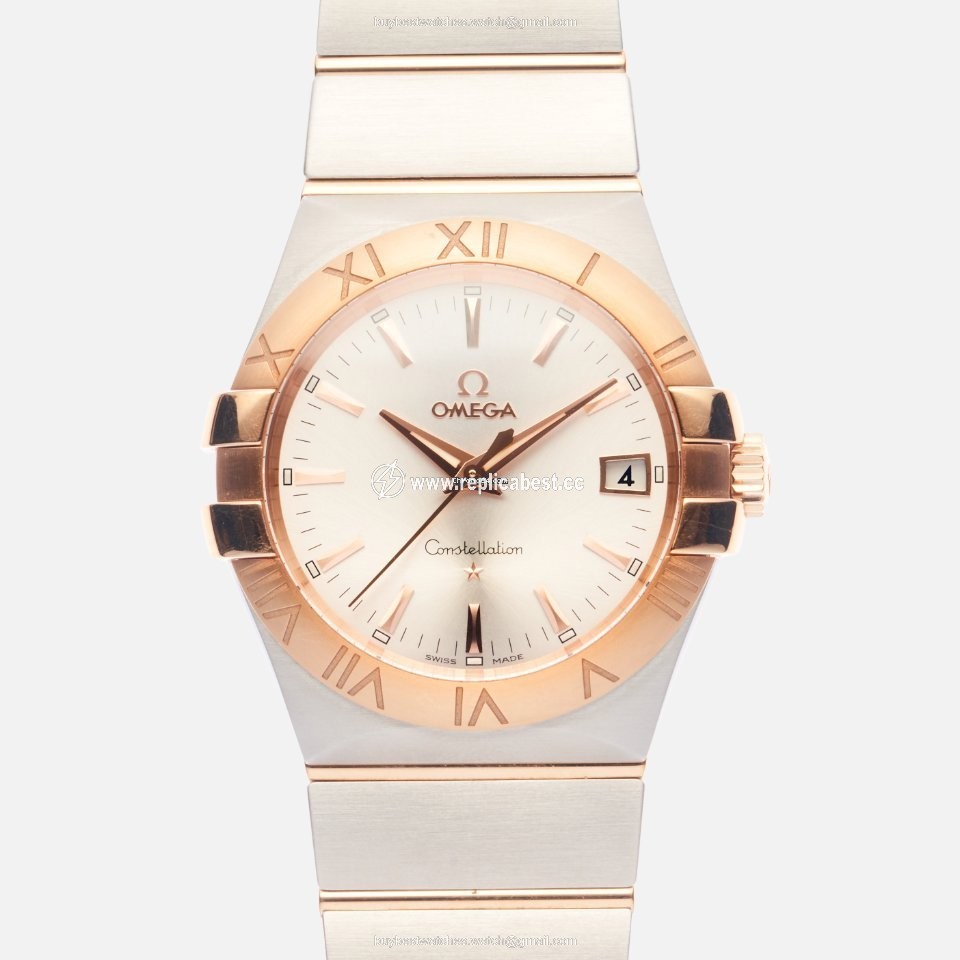 Omega Constellation Quartz Mens watch Unisex Quartz Gold Steel 123.20.35.60.02.001