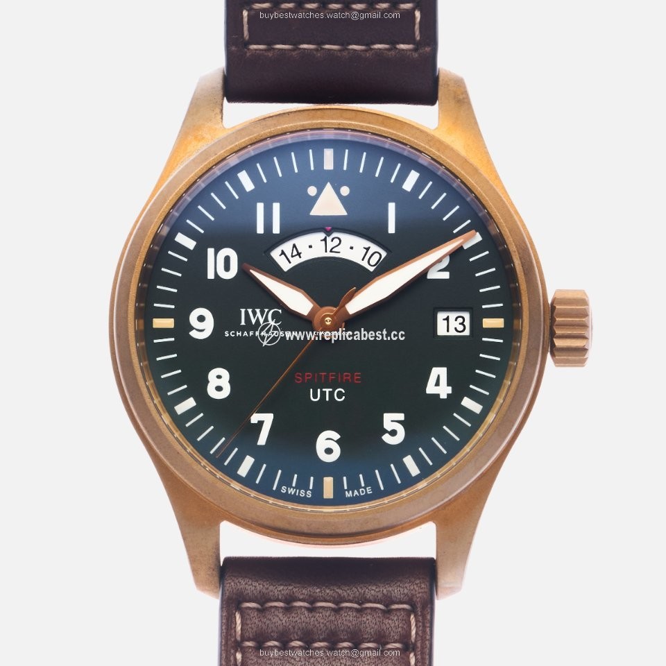 IWC Pilot Spitfire UTC Mens watch Unisex Automatic Bronze IW327101