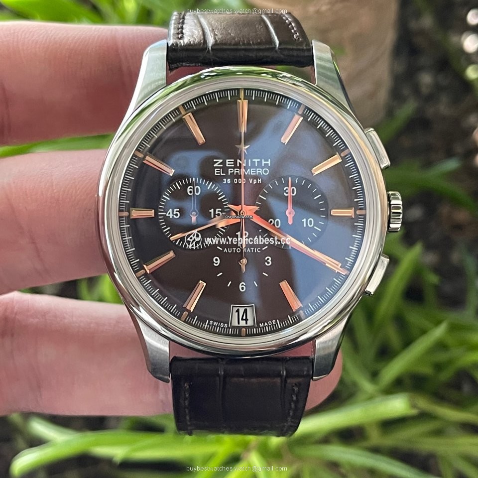Zenith Captain Chronograph Mens watch Unisex Automatic Steel 03.2110.400 75.c498