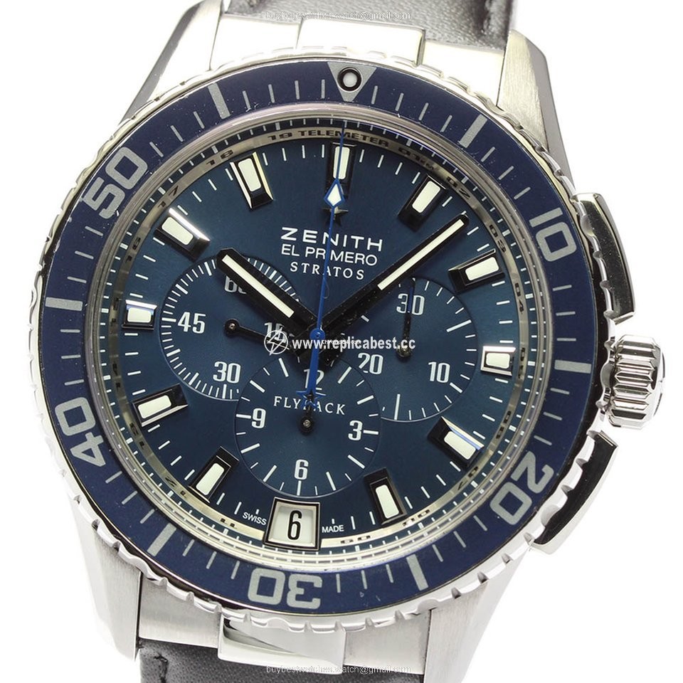 Zenith El Primero Stratos Flyback Mens watch Unisex Automatic Steel 03.2067.405