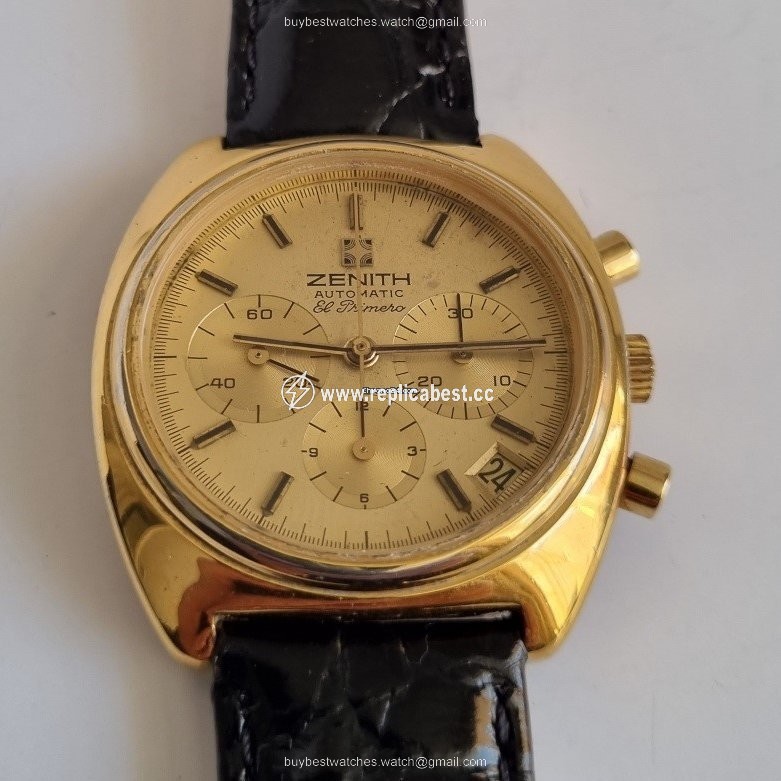 Zenith El Primero Chronograph Mens watch Unisex Automatic Gold Steel 20.0210.415