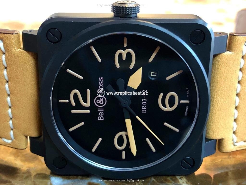 Bell & Ross BR 03 Mens watch Unisex Automatic Steel BR-03-92