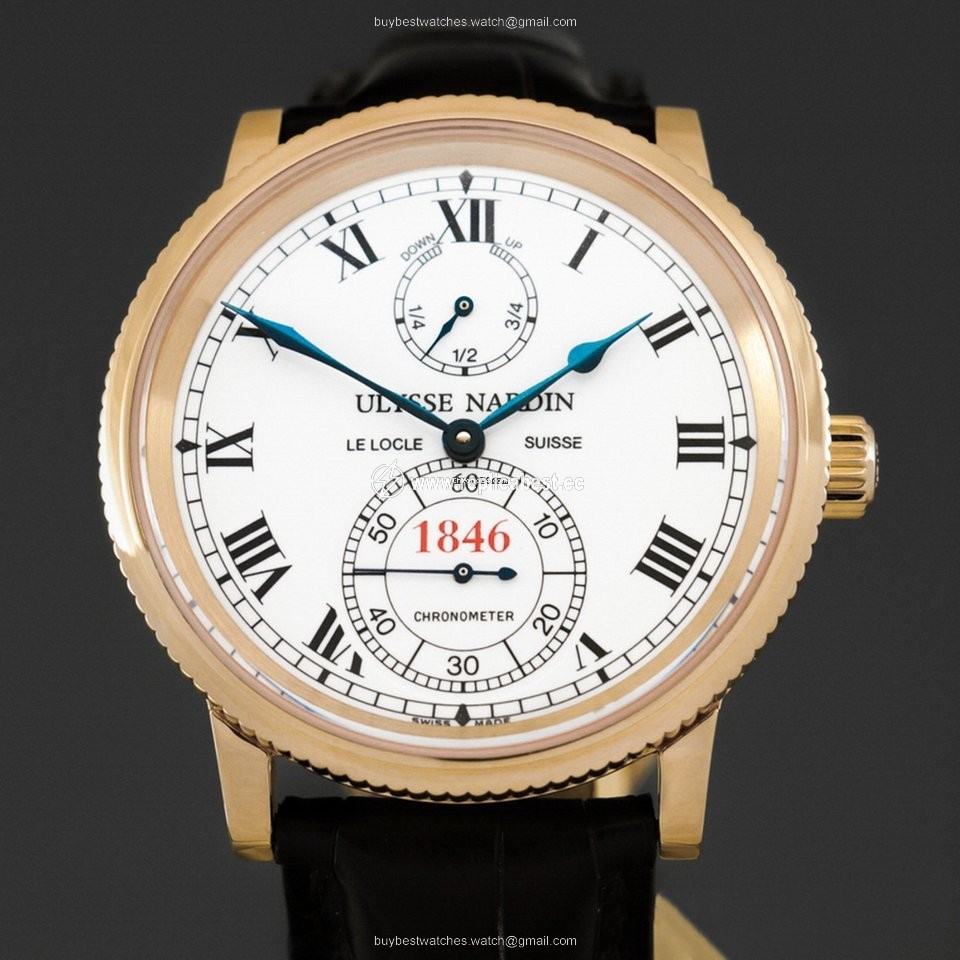 Ulysse Nardin Mens watch Unisex Automatic Rose gold 266-22