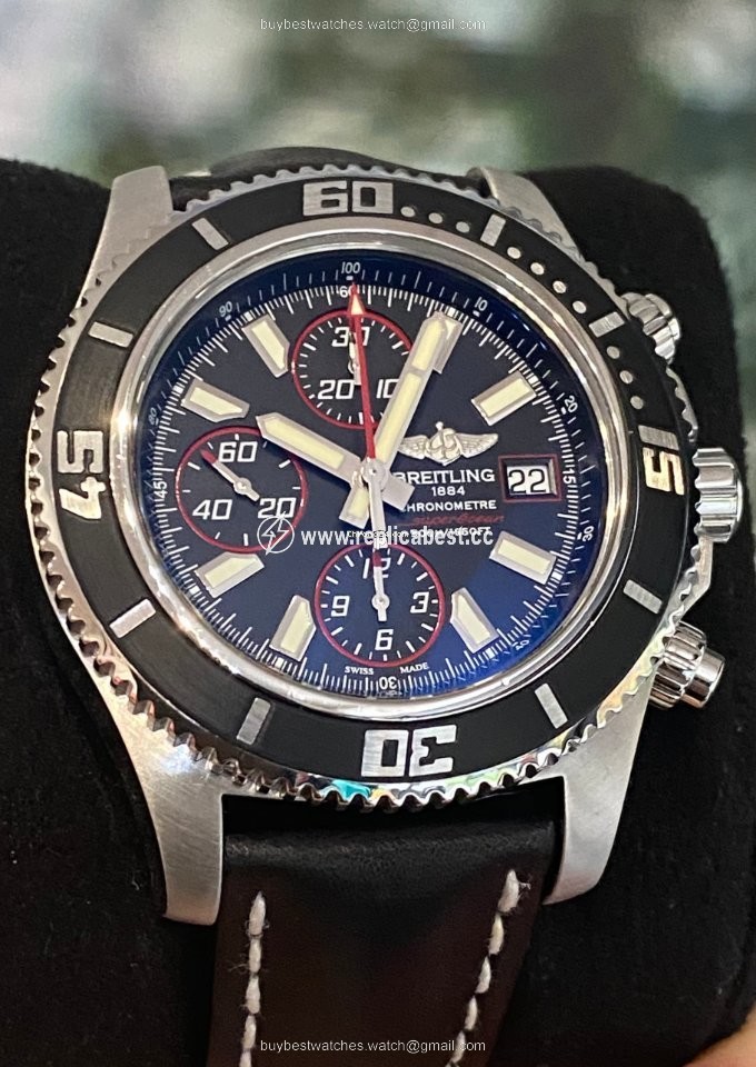 Breitling Superocean Chronograph II Mens watch Unisex Automatic Steel A1334102 BA81