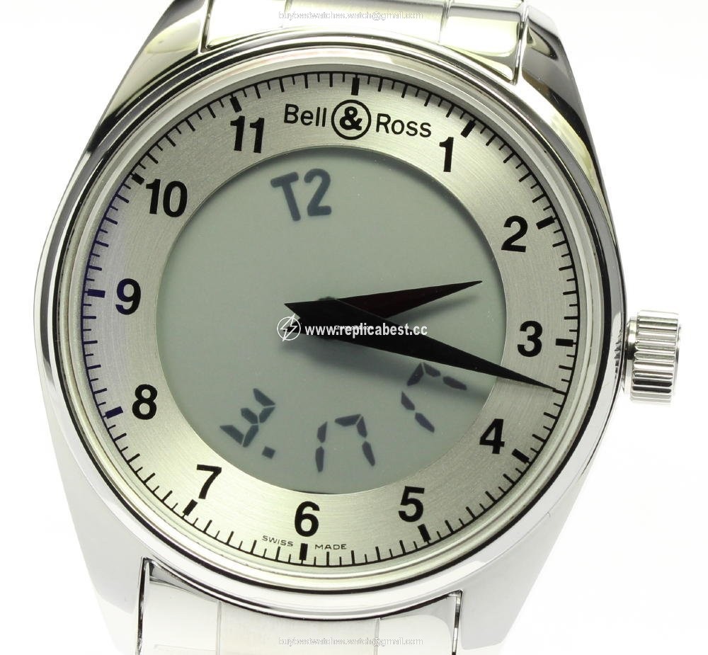 Bell & Ross Mens watch Unisex Quartz Steel 100S