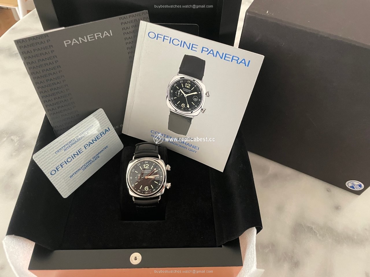 Panerai Radiomir GMT Mens watch Unisex Automatic Steel PAM 00184