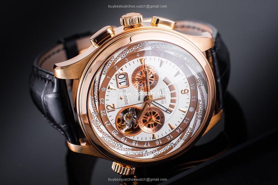 Zenith Mens watch Unisex Automatic Rose gold 18 0520 4037