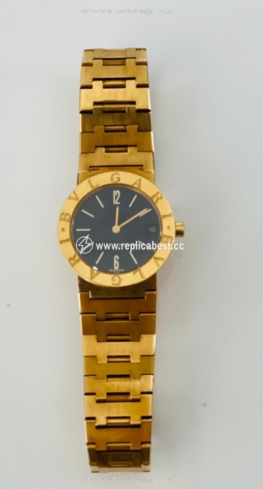 Bulgari Mens watch Unisex Quartz Yellow gold F 66592