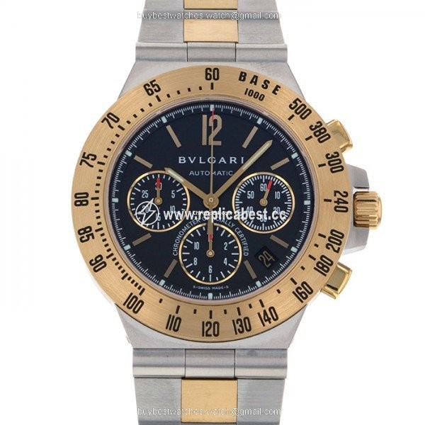 Bulgari Diagono Automatic Gold Steel CH40SGDTA