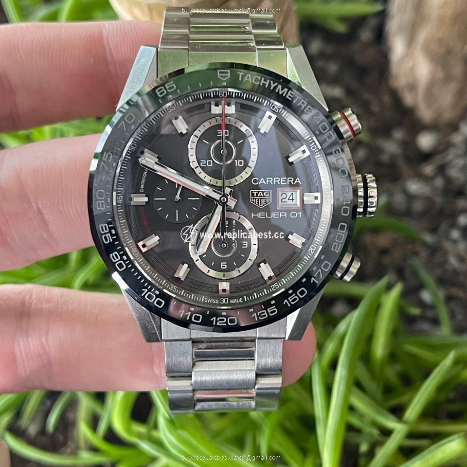 TAG Heuer Carrera Calibre HEUER 01 Mens watch Unisex Automatic Steel CAR201W.BA0714