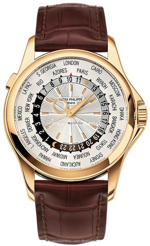 Patek Philippe World Time Mens watch Unisex Automatic Yellow gold 5130J-001