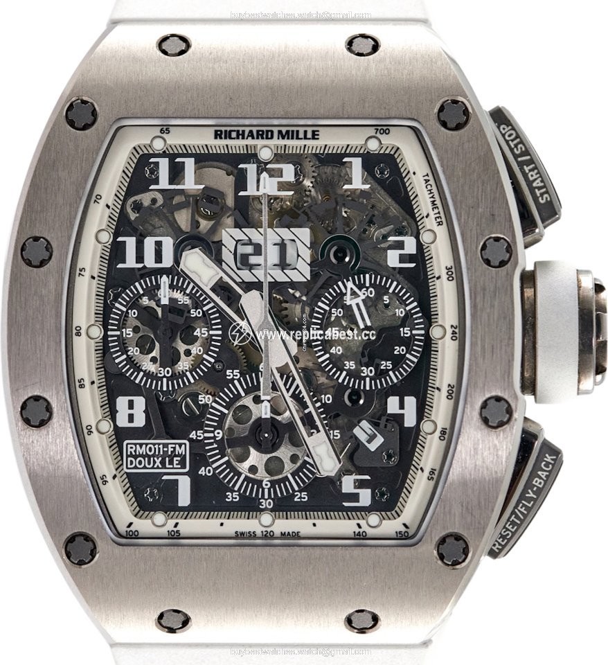 Richard Mille RM 011 Mens watch Unisex Automatic White gold RM011