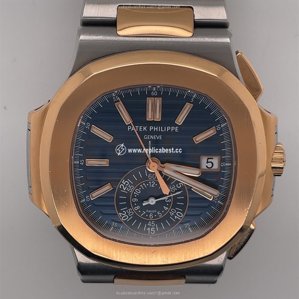 Patek Philippe Nautilus Mens watch Unisex Automatic Gold Steel 5980 1AR-001