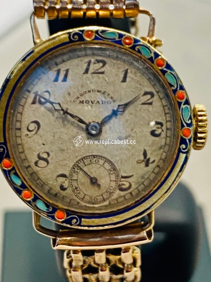 Movado Womens watch Manual winding Yellow gold Movado Chronom??tre