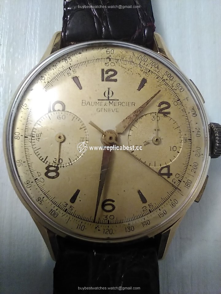 Baume & Mercier Mens watch Unisex Manual winding Yellow gold 3901