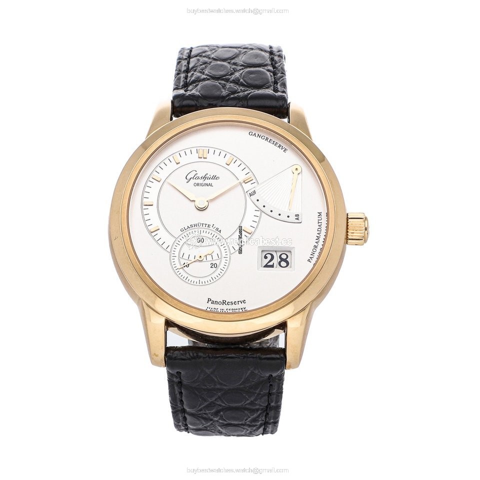Glashutte Original PanoReserve Mens watch Unisex Manual winding Rose gold 65-01-01-01-04