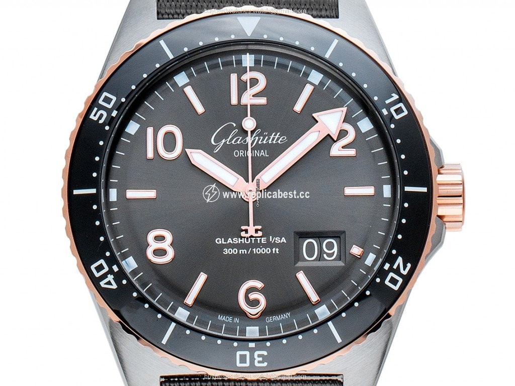 Glashutte Original Mens watch Unisex Automatic Gold Steel 1-36-13-04-91-08