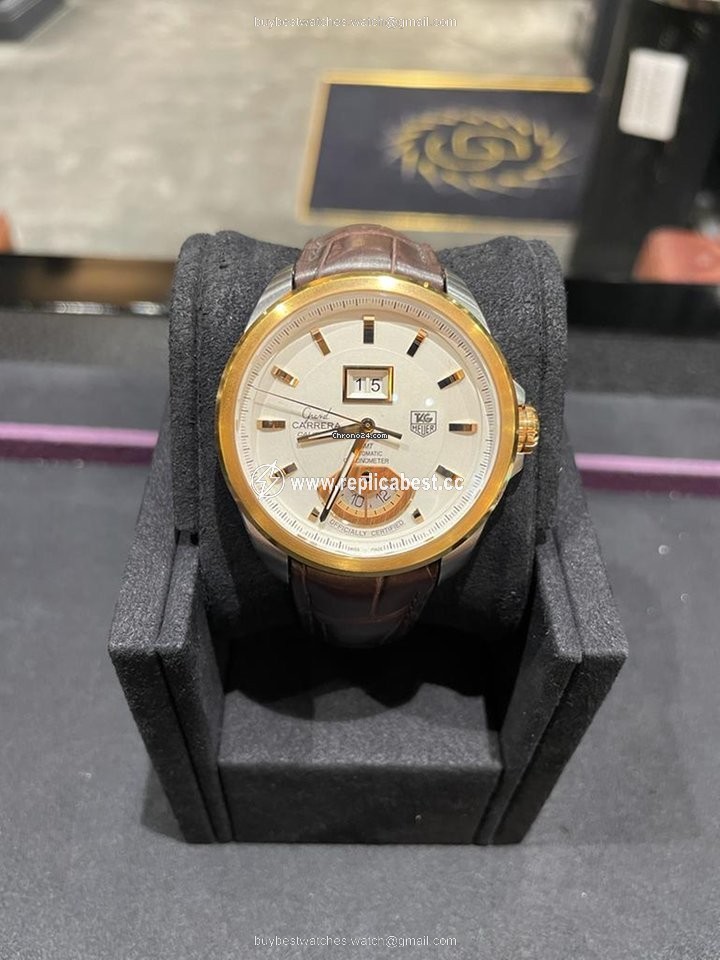 TAG Heuer Grand Carrera Mens watch Unisex Automatic Gold Steel WAV5152.FC6231