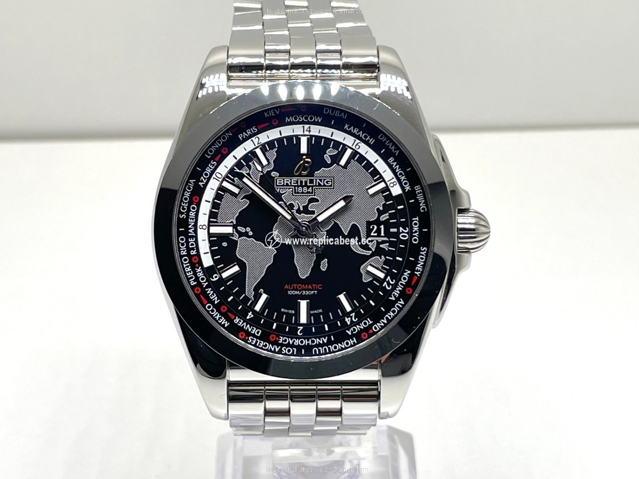 Breitling Galactic Unitime Automatic Steel WB3510U4