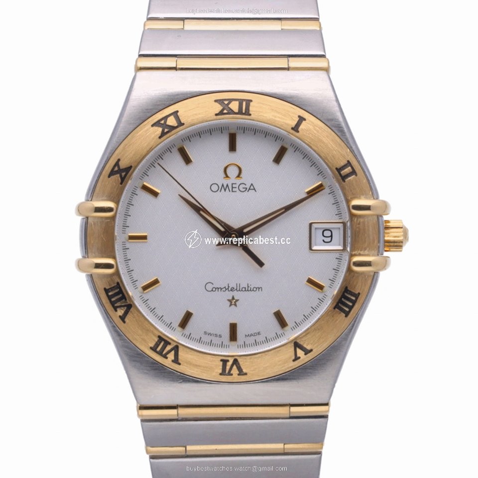 Omega Constellation Mens watch Unisex Quartz Gold Steel 1212.30.00