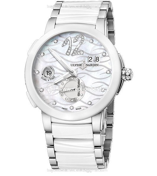 Ulysse Nardin Executive Dual Time Lady Mens watch Unisex Automatic Steel 243-10-7 691