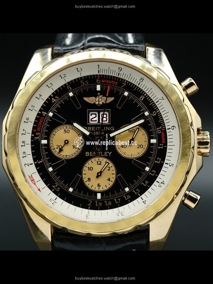 Breitling Bentley 6.75 Mens watch Unisex Automatic Rose gold H44363