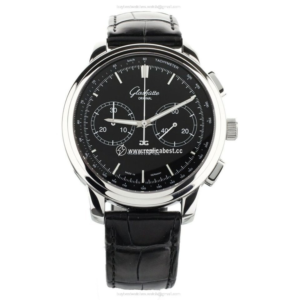 Glashutte Original Senator Chronograph XL Mens watch Unisex Automatic Steel 39-34-20-42-04