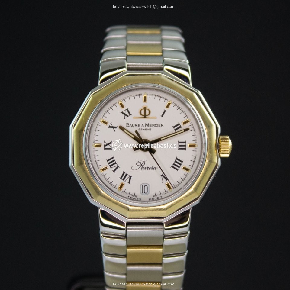 Baume & Mercier Riviera Mens watch Unisex Automatic Gold Steel 5231.3