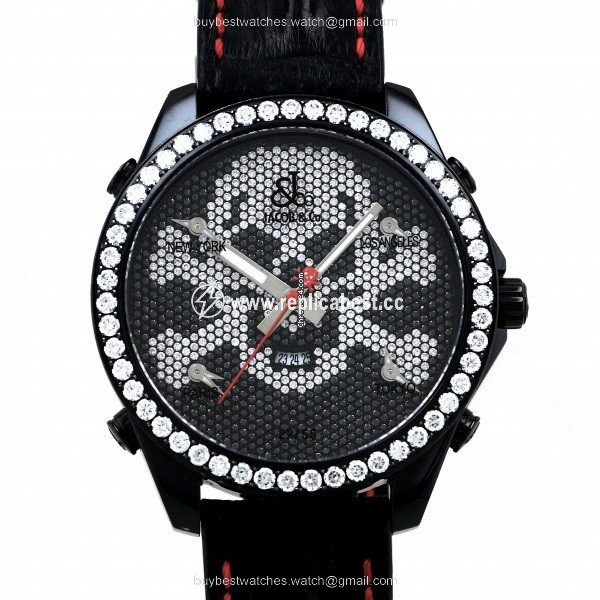 Jacob & Co. Quartz Steel JC-SKULL9D