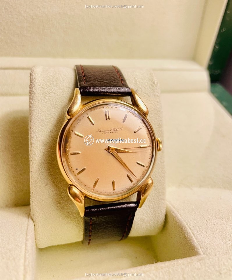 IWC Mens watch Unisex Manual winding Yellow gold C89