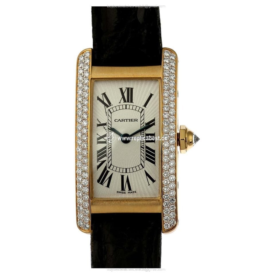 Cartier Tank Americaine Womens watch Automatic Rose gold WB704751