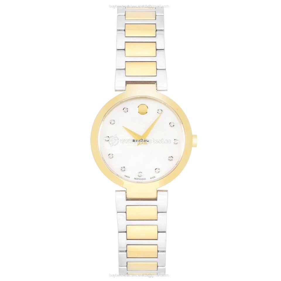 Movado Womens watch Quartz Gold Steel 607103