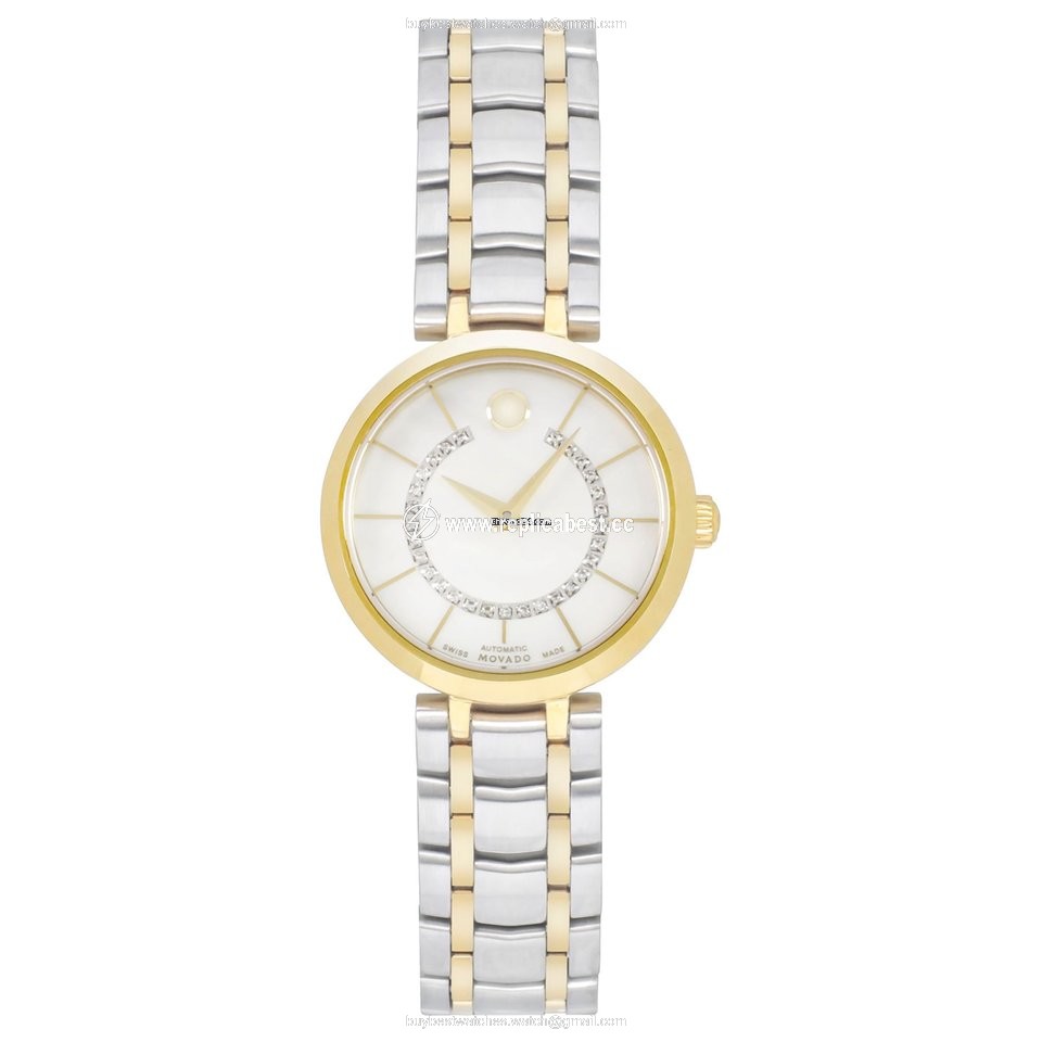 Movado 1881 Automatic Womens watch Automatic Gold Steel 606921