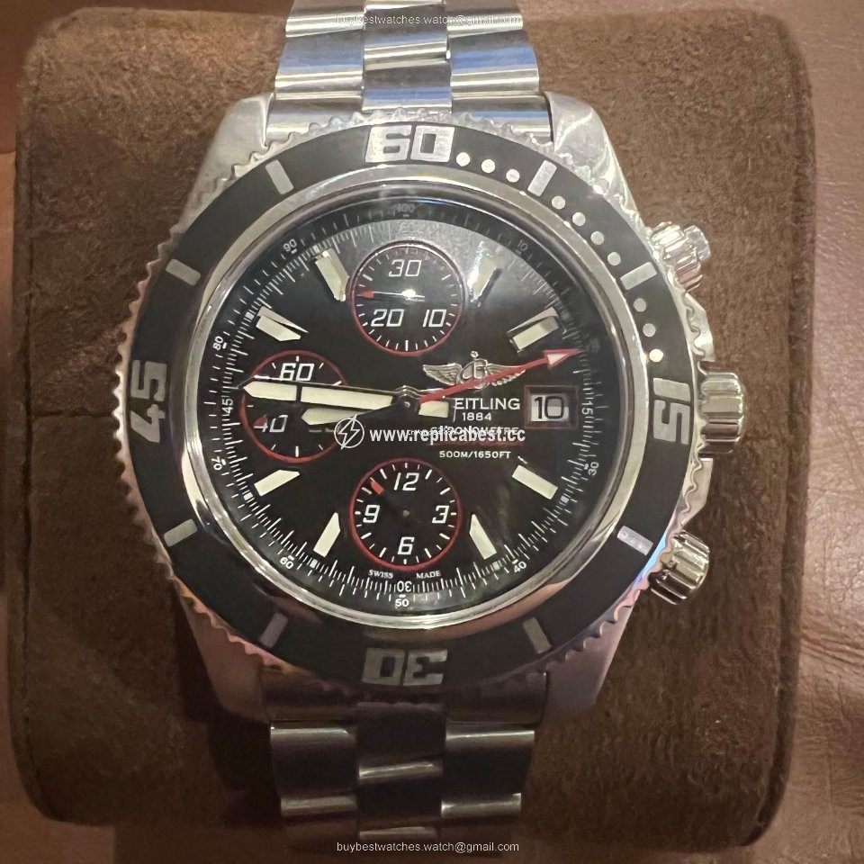 Breitling Superocean Chronograph II Mens watch Unisex Automatic Steel A1334102 BA84