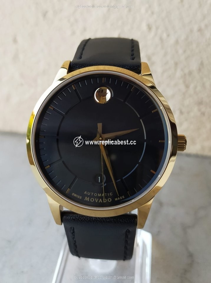 Movado Museum Mens watch Unisex Automatic Gold Steel 491361261