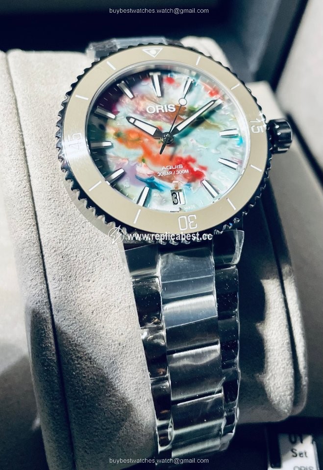 Oris Aquis Date Womens watch Automatic Steel 01 733 7770 4150-Set