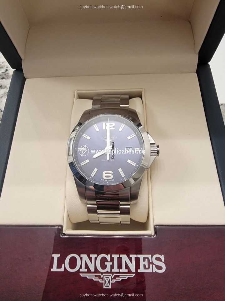 Longines Conquest Mens watch Unisex Quartz Steel L3.759.4.96.6