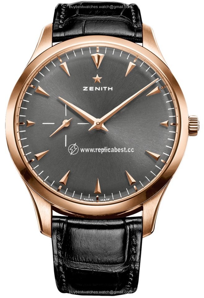 Zenith Elite Ultra Thin Mens watch Unisex Automatic Rose gold 18.2010.681 91