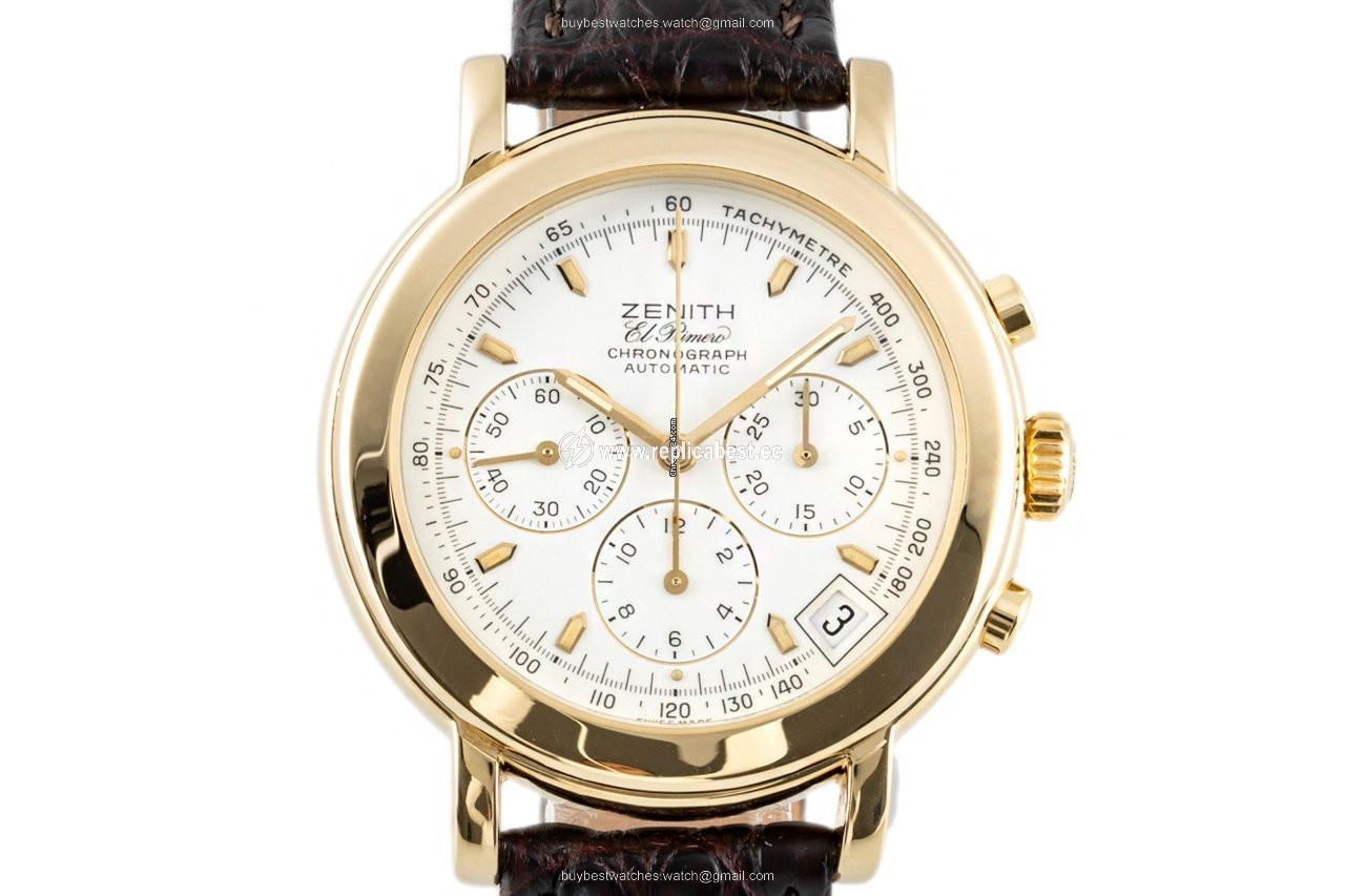 Zenith El Primero Chronograph Mens watch Unisex Automatic Yellow gold 06-0250-400