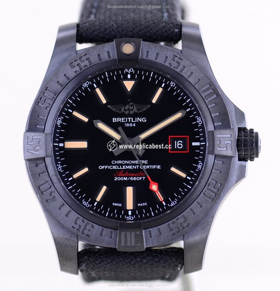 Breitling Avenger Blackbird 44 Mens watch Unisex Automatic Titanium V1731110