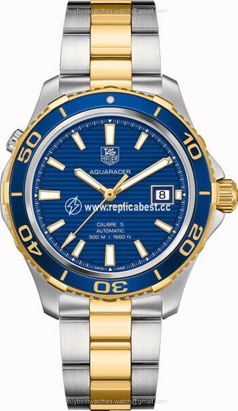 TAG Heuer Aquaracer 500M Mens watch Unisex Automatic Gold Steel WAK2120.BB0835